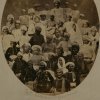 John Nicholas Tressider, Photo-Montage of the establishment of paid servants, Albumen Print, c. 1862, 179 x 180 mm, ACP: 97.15.0002(5j)